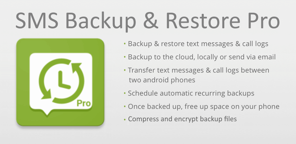 SMS Backup & Restore Pro APK (Patched/Full Version)