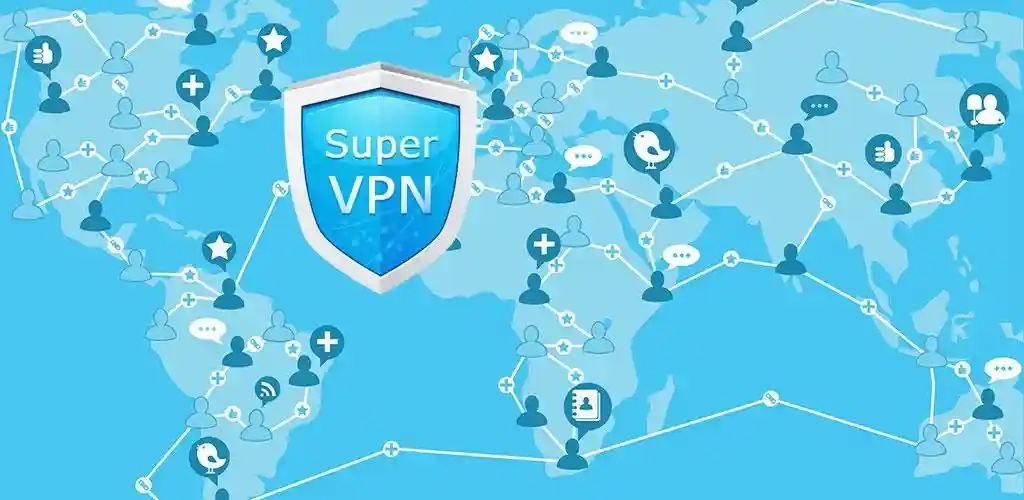 SuperVPN Fast VPN Client MOD APK (VIP Unlocked)