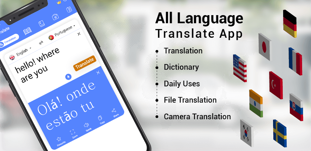 All Language Translate App MOD APK (Premium Unlocked)