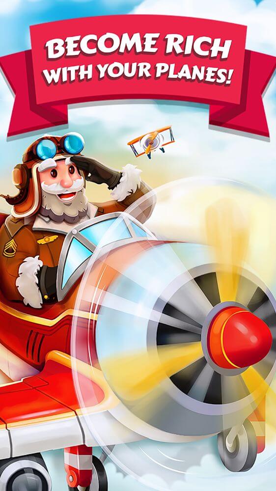 Merge Planes Idle Tycoon