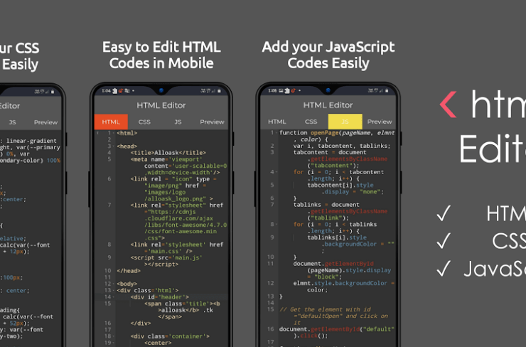 HTML Editor App