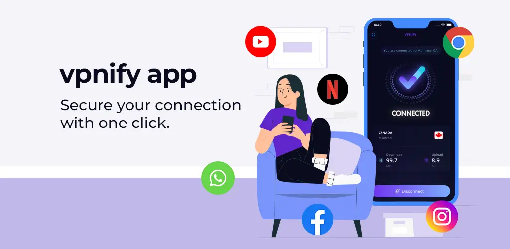 VPNIFY – Unlimited VPN Proxy MOD APK (Premium Unlocked)