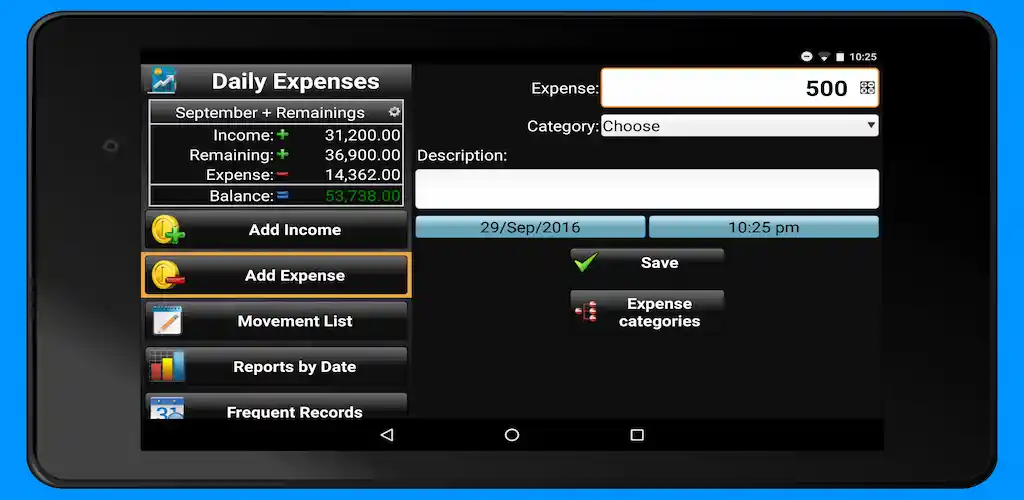 Daily Expenses 2 MOD APK (Premium Unlocked)