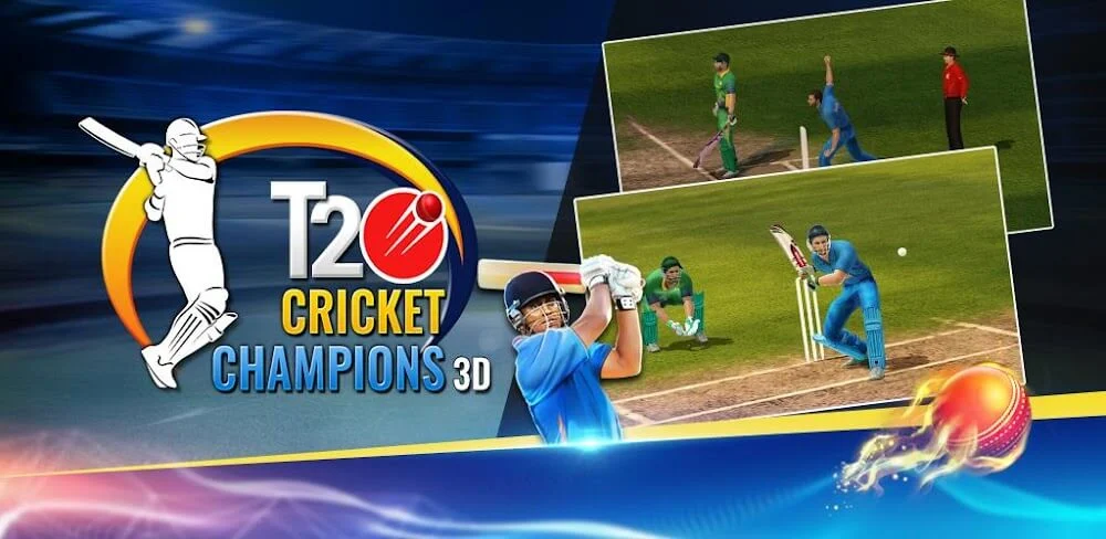 T20 Cricket Champions 3D MOD APK (Unlimited Gold)