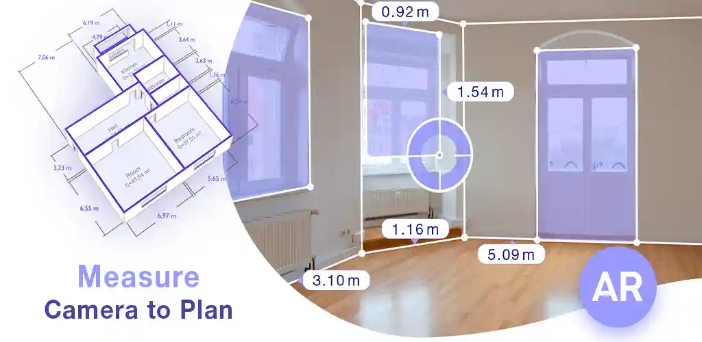 AR Plan 3D Tape Measure, Ruler MOD APK (Premium Unlocked)