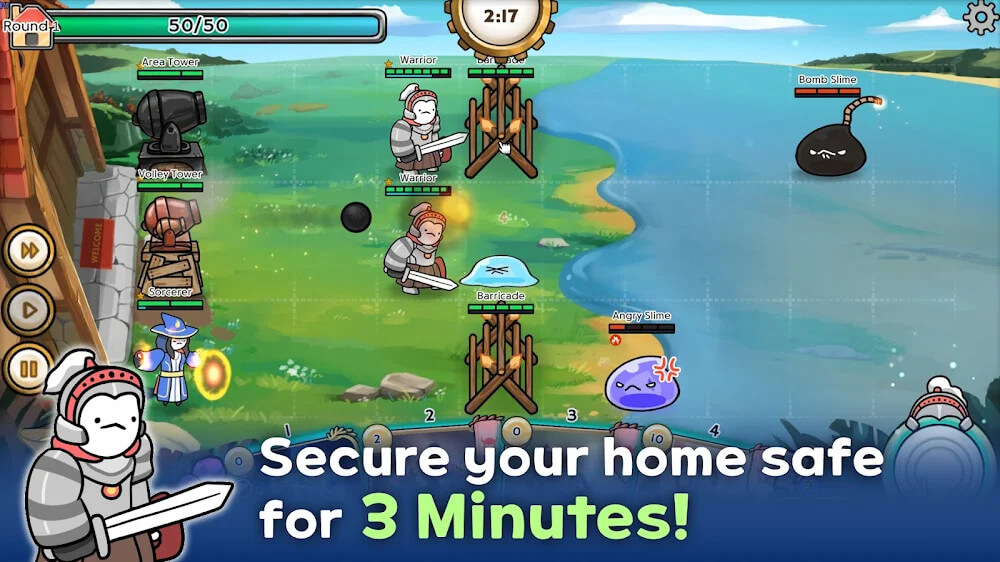 3 Minute Heroes: Card Defense