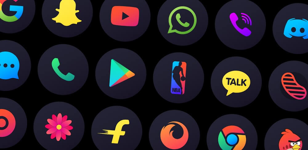 Hera Dark: Circle Icon Pack