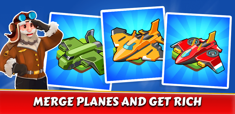 Merge Planes Idle Tycoon