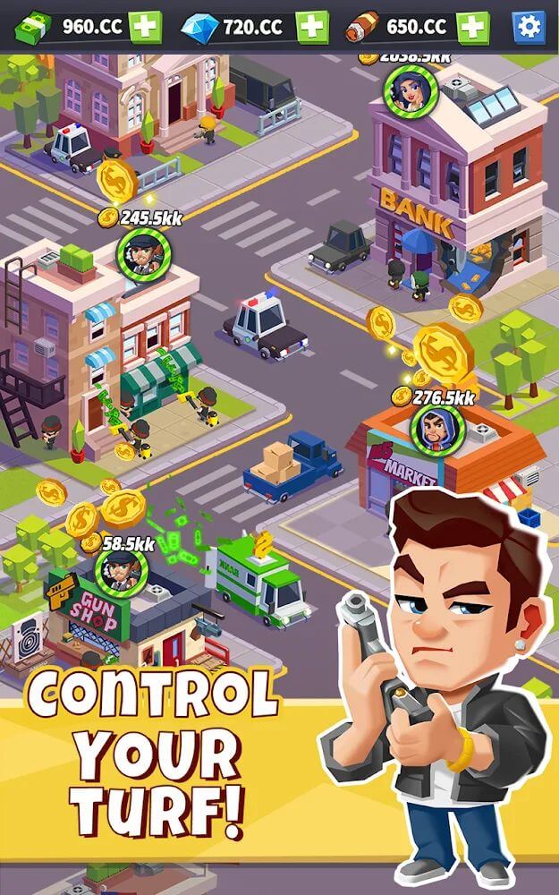 Idle Mafia – Tycoon Manager