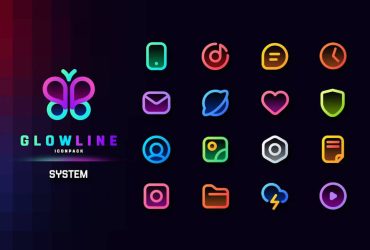 GlowLine Icon Pack