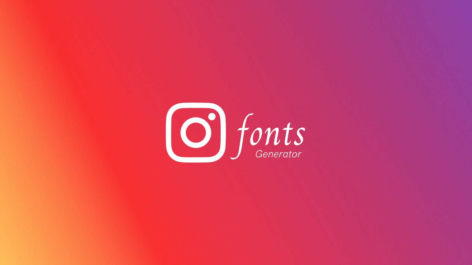 Fonts for Instagram