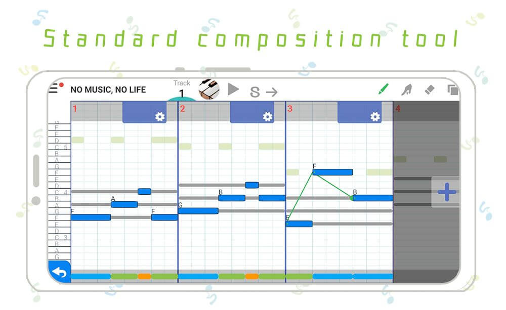 3 minutes Music Composition – musicLine