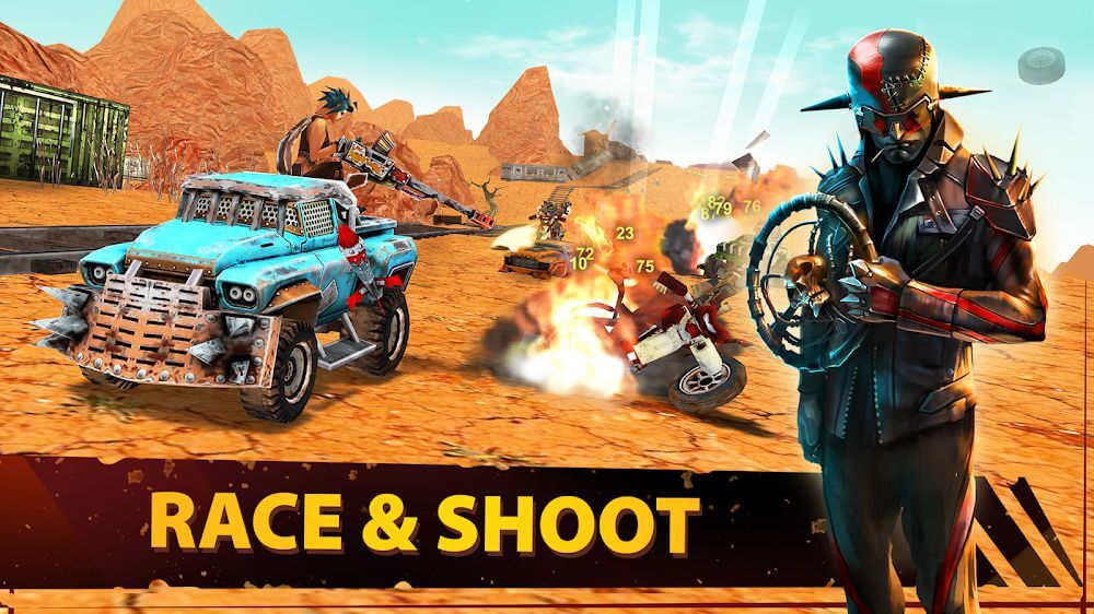 Dead Paradise Car Race Shooter