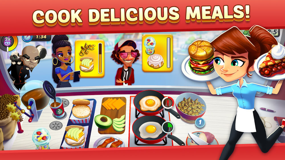 Diner DASH Adventures – Cook Fast & Beat the Clock