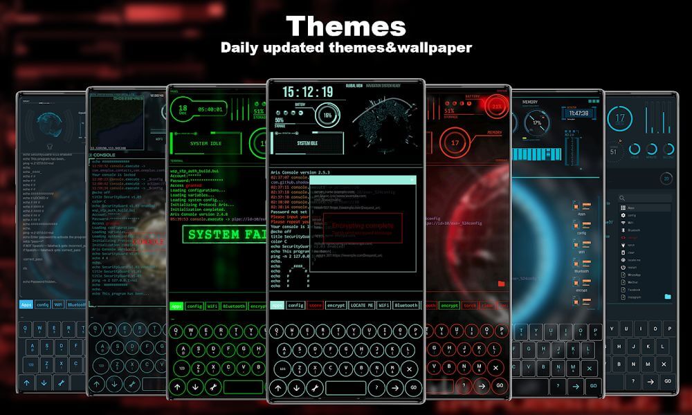 Hacker Theme Launcher