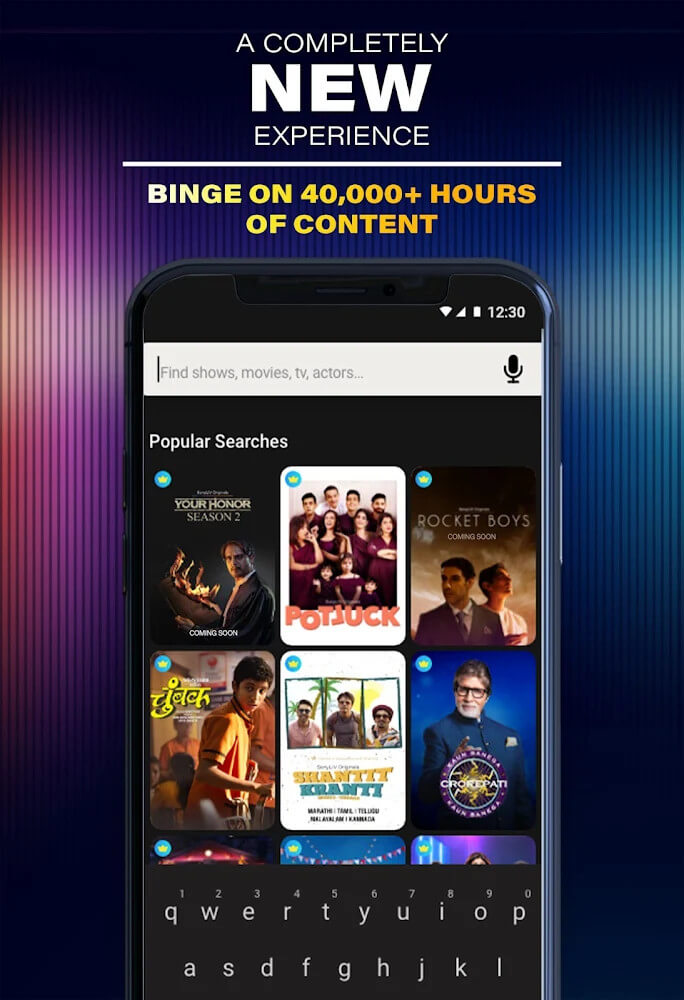 SonyLIV: Originals, Hollywood, LIVE Sport, TV Show