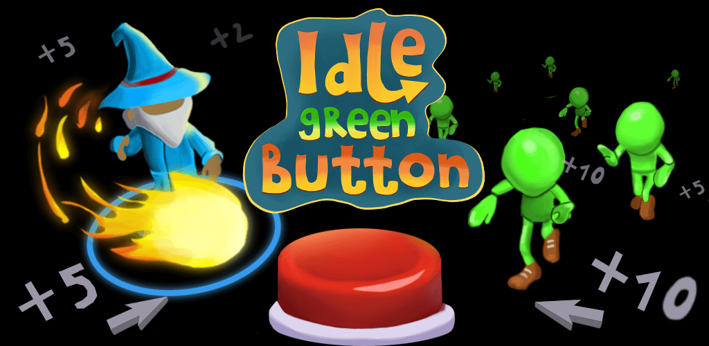 Idle Green Button