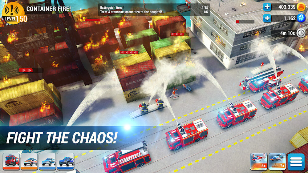 EMERGENCY HQ – firefighter rescue strategy game