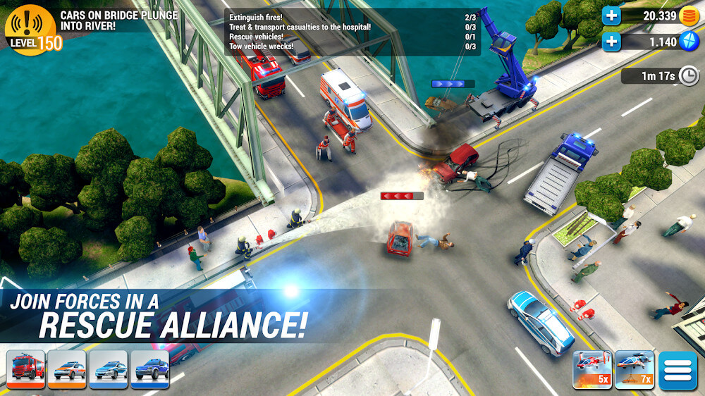 EMERGENCY HQ – firefighter rescue strategy game