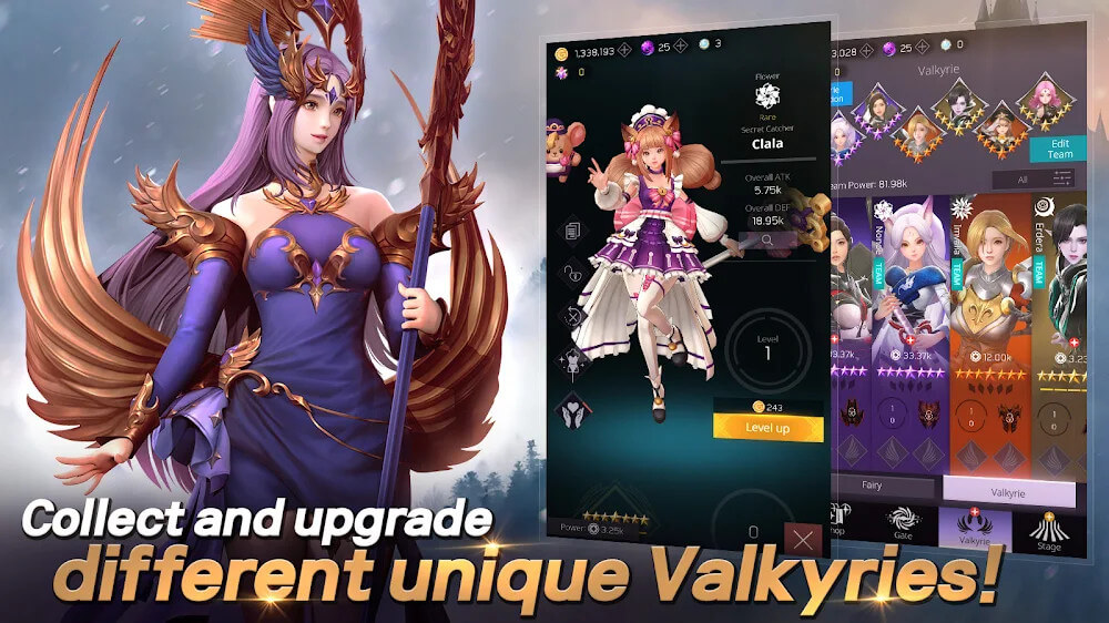 Valkyrie Rush : Idle & Merge