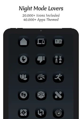 Midnight Dark Icon Pack