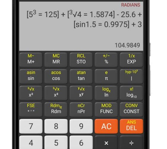 TechCalc+ Scientific Calculator