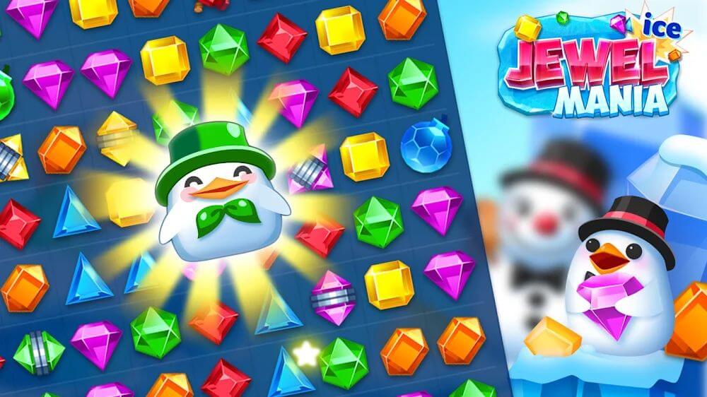 Jewel Ice Mania: Match 3 Puzzle