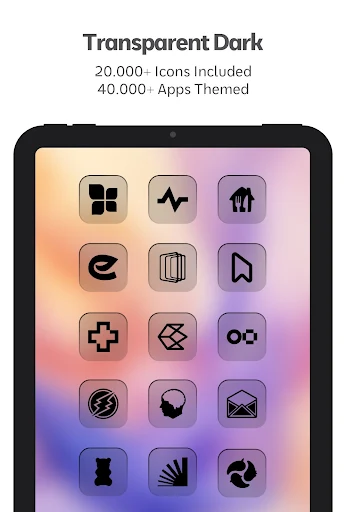 Eclipse Transparent Icon Pack