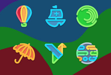 Color Line Vibrant Icon Pack
