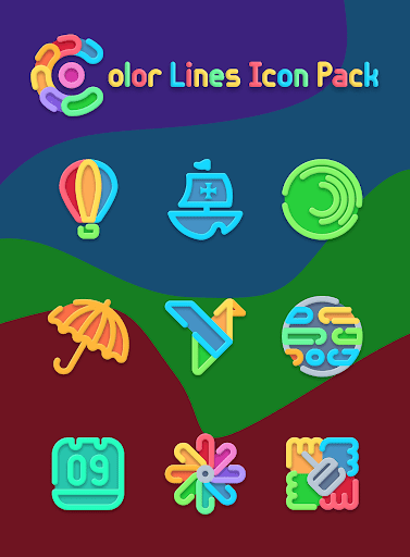 Color Line Vibrant Icon Pack