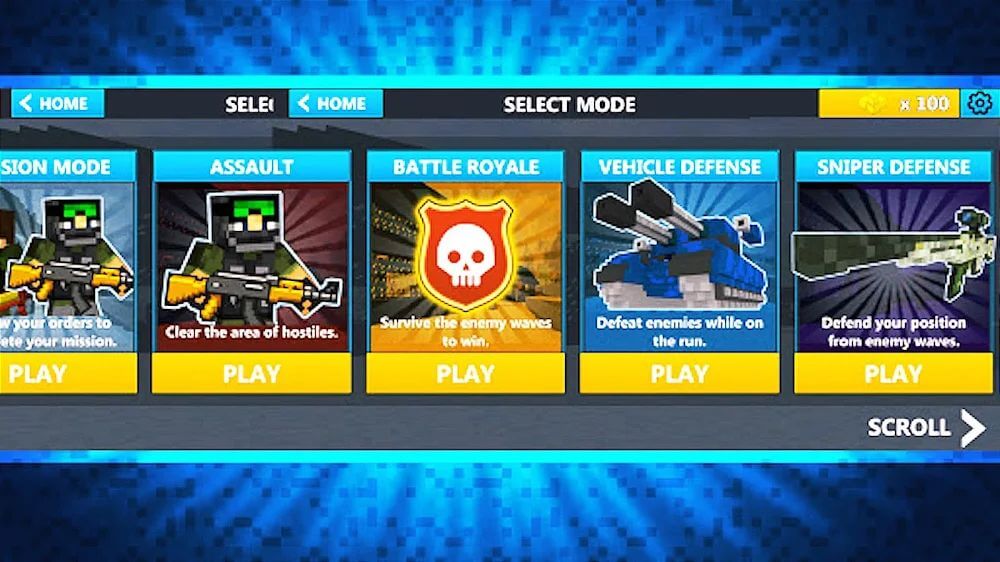 Cube Wars Battle Survival