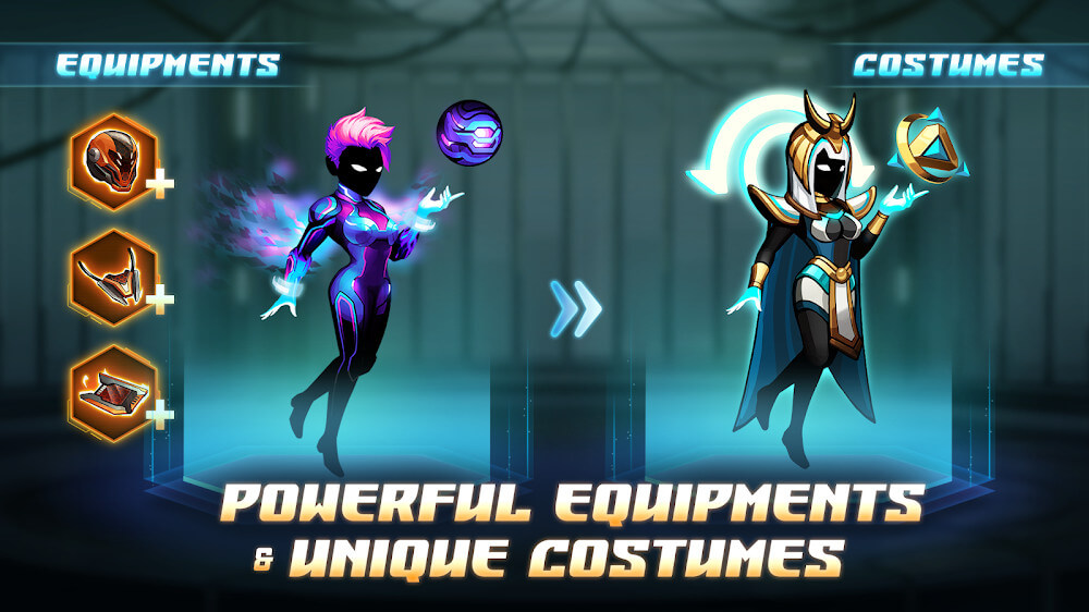 Cyber Fighters: Stickman Cyberpunk 2077 Action RPG
