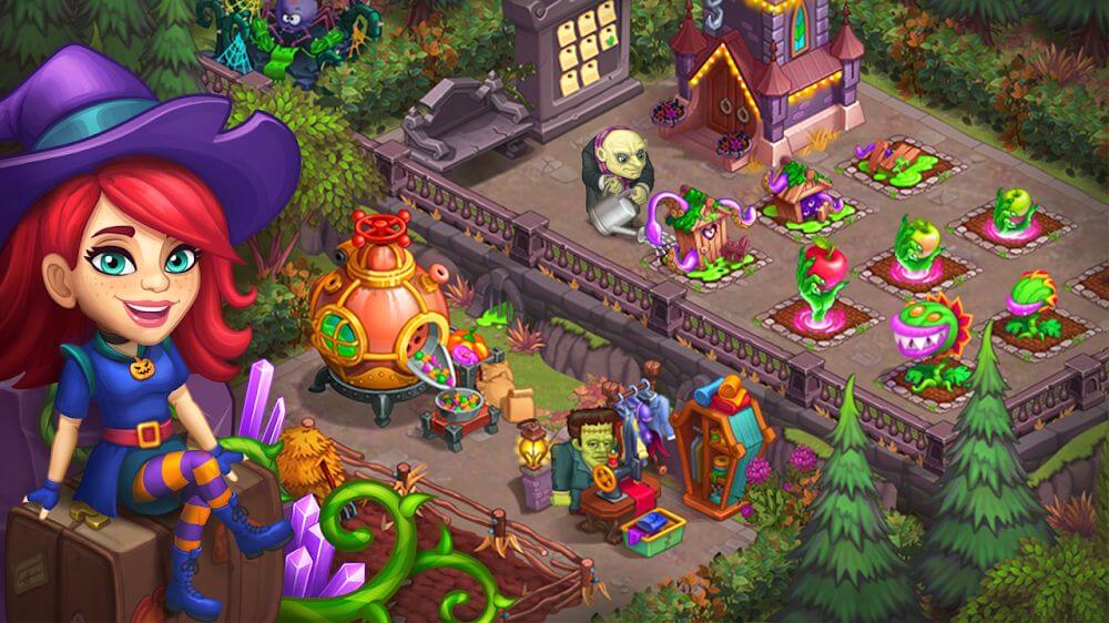 Monster Farm. Family Halloween